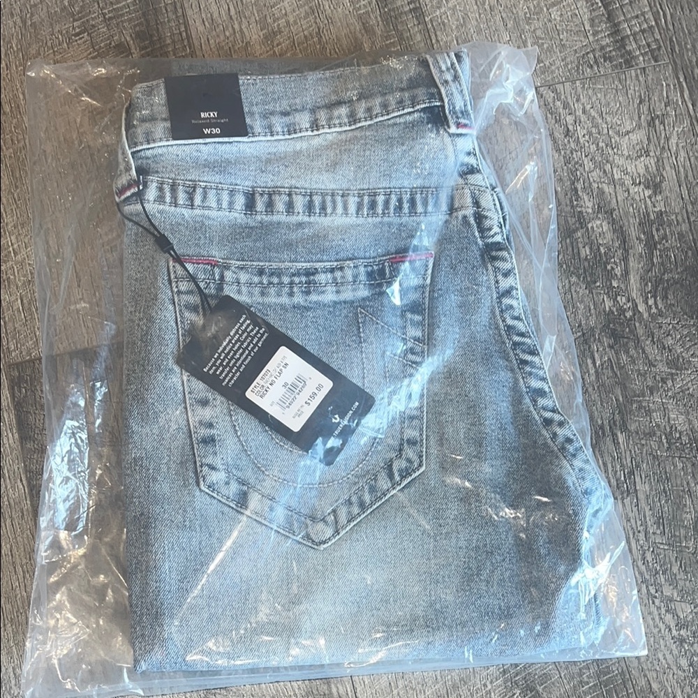 NWT True Religion Men's Light Blue Jeans
